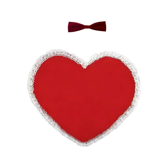 Valentine’s Day Heart-Shaped Goose Costume,Felt Porch/Lawn Goose Decor Romantic Yard Decoration