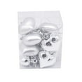 thumbnail image 1 of Valentine's Day Heart Shaped Pendants,12Pc Plastic Valentine's Day Hearts Ornaments,Valentines Hanging Ornaments for Tree ,Valentine's Day Hanging Pendants Decor(Silver), 1 of 7