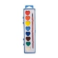 thumbnail image 1 of Valentine’s Day Heart-Shaped Watercolor Painting Set with 8 Vibrant Colors and Waterproof Brush, Perfect for Creative Artists, Art Enthusiasts, and Craft Lovers, 1 of 5