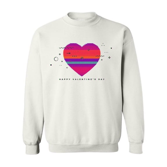 Valentine's Day Heart Sweatshirt Women -Image by Shutterstock, Female 5X-Large