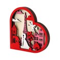 thumbnail image 1 of Valentine's Day Heart Wood Plaque - Wall Hanging and Table Centerpiece for Couples, 1 of 5