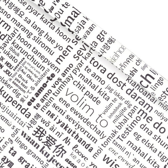 Valentine's Day Heart Wrapping Paper Pink Gift Wrap DIY Craft Art Paper For Valentine’s Day Birthday Party Wrapping Supplies,B