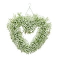 thumbnail image 1 of Valentine's Day Heart Wreath, Artificial Floral Heart Decor for Door, Wall, or Party, Home Celebration Decor, 1 of 5