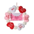 thumbnail image 1 of Valentine's Day Heart Wreath Decoration Large 1575 Inch Festive Wall Hanging For Interior Home, 1 of 6