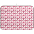 thumbnail image 1 of Valentine''s Day Hearts Dish Drying Mat for Kitchen, Microfiber Absorbent Dish Draining Mat, Large Kitchen Drying Mats Heat Resistant Drying Pad for Counter 18x24, 1 of 6