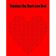 Valentines Day Hearts Love Book, Paperback