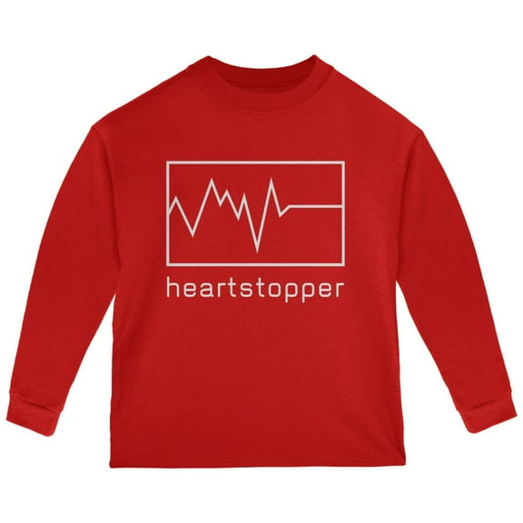 Valentine's Day Heartstopper Red Toddler Long Sleeve T-Shirt - 2T