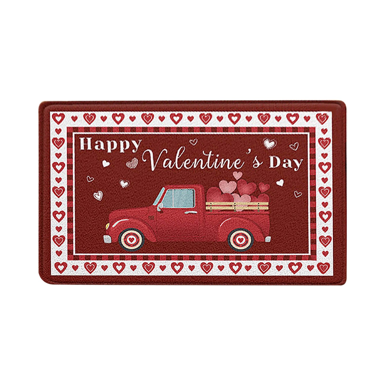 Valentine's Day Home Love Door Mat Absorbent Non Living Room Kitchen
