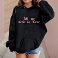 thumbnail image 1 of Valentine's Day Hoodies for Teen Girl Hoodies Love Print Oversized Hoodie Long Sleeves Warm Loose Pullover Girls Winter Clothes Cute Clothes for Girls 8-9, 1 of 5