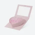 thumbnail image 1 of Valentine's Day I Love You Fillable Single Heart Shaped Gift Box with Paper Filler, Valentine Treat Boxes for Candy(Pink with Window), 1 of 1