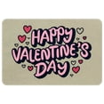 thumbnail image 1 of Valentine's Day Indoor Carpet Kitchen Rug Office Mat - Polyester Non-Slip Machine Washable, 1 of 6