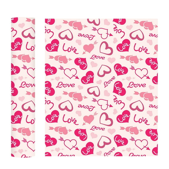 Valentine's Day Iron On Transfers Heart Heat Transfer Patches Iron On Decals for T-Shirts Jackets Hats Backpacks Home DIY Party Clothing Decorations(10"×12")