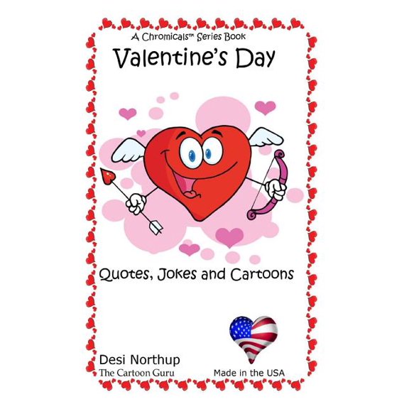 Valentine's Day : Jokes & Cartoons in Black and White (Paperback)