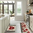 thumbnail image 1 of Valentine's Day Kitchen Rugs Sets of 2 Love Heart Rose Decorative Kitchen Rugs Non Slip Washable Kitchen Runner Rug Set for Valentine's Day Home Kitchen Decoration Mats Set Home Decor, 1 of 6