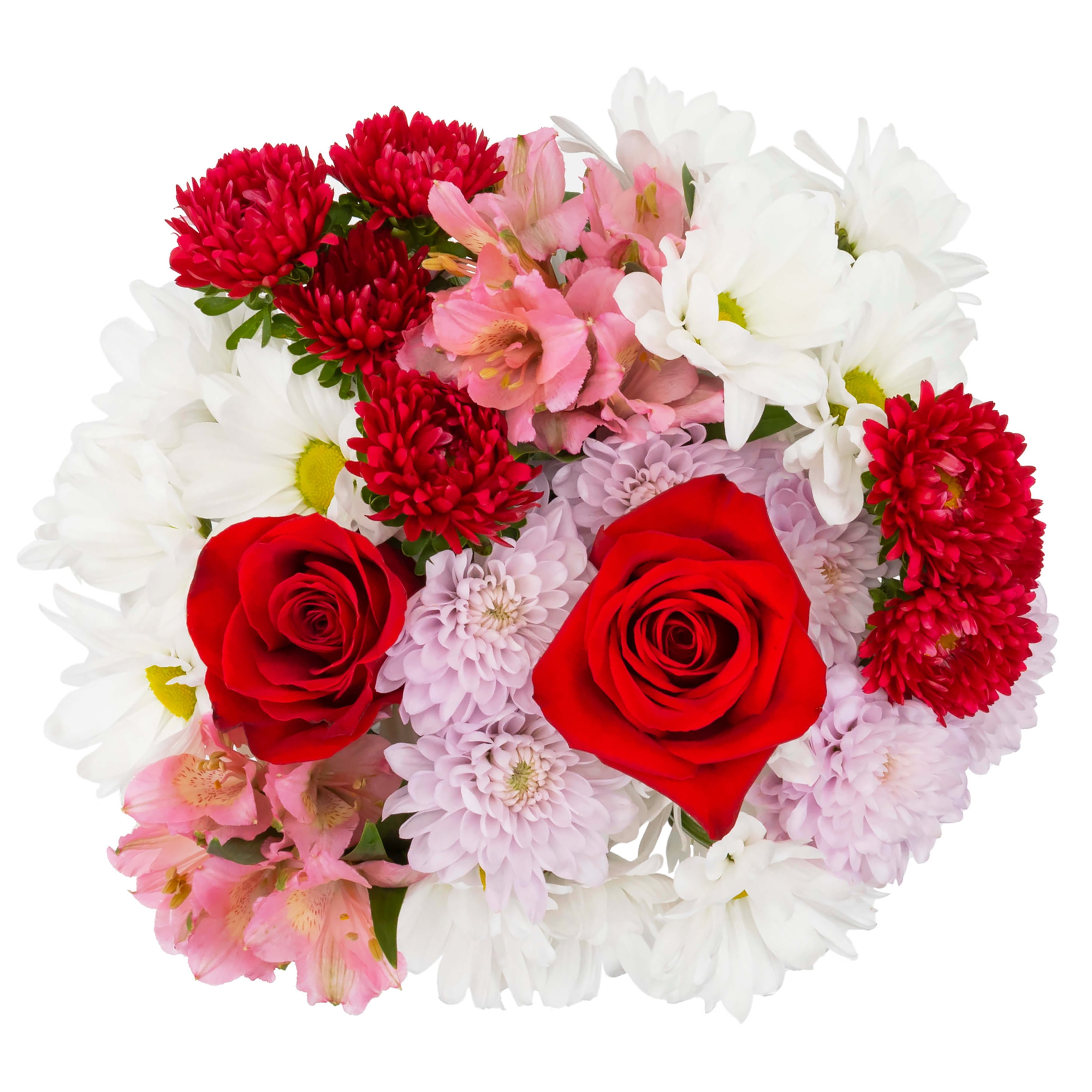 Flower Your Life Ideal Valentine Gift Red Roses Bouquet of Fresh