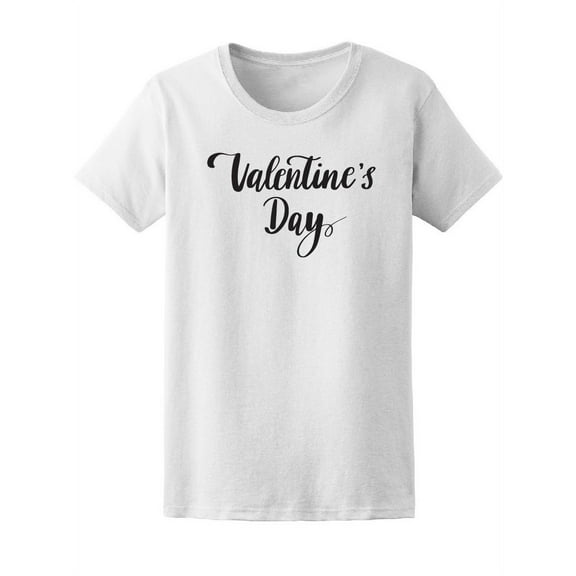 Valentine's Day Lettering  Tee Women's -Image by Shutterstock