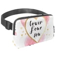 thumbnail image 1 of Valentine's Day Lightweight, Adjustable Waist Pack with Extension Strap - Fanny Bag, Money Belt - Unisex, 1 of 7