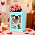 thumbnail image 1 of Valentine's Day Love Clear Gift Bags, 7.1"x5.12"x9.84" Shopping Clear Bags with Handles, for Wedding and Valentine Party Supplies, 1 of 6