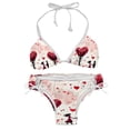 thumbnail image 1 of Valentine's Day Love Detachable Sponge Bikini Set | Adjustable Strap One-Piece Swimsuits, Two-Pack, 1 of 6
