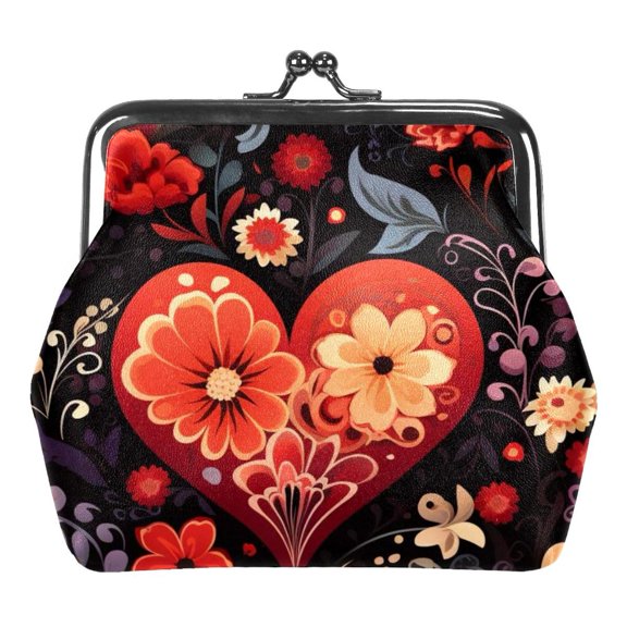 Valentine's Day Love Heart Buckle Coin Purse