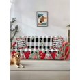 thumbnail image 1 of Valentine's Day Love Heart Sofa Covers for 2-3 Cushion Couch L-Shaped Sectional, Eucalyptus Black Plaid Love Heart Washable Sofa Covers Slipcover for Living Room, Couch Cover Blanket 71"x134", 1 of 9