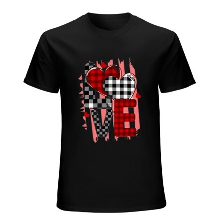 Valentine's Day Love Hearts T-Shirt for Men