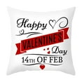 thumbnail image 1 of Valentine's Day Love Pillow Soft Plush Decorative Throw Cushion, Romantic Home Gift for Couples, 1 of 5