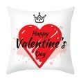 thumbnail image 1 of Valentine's Day Love Pillow Soft Plush Decorative Throw Cushion, Romantic Home Gift for Couples, 1 of 5