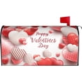 thumbnail image 1 of Valentine''s Day Mailbox Cover Standard 18x21 Inch Red and Pink Loving Heart Magnetic Waterproof Post Box Cover Happy Valentine''s Day Home Decoration Outdoor Mailbox Covers, 1 of 1