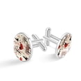 thumbnail image 1 of Valentine's Day Men's Cufflink Set in Stainless Steel for Formal Attire and Business Meetings, 1 of 6