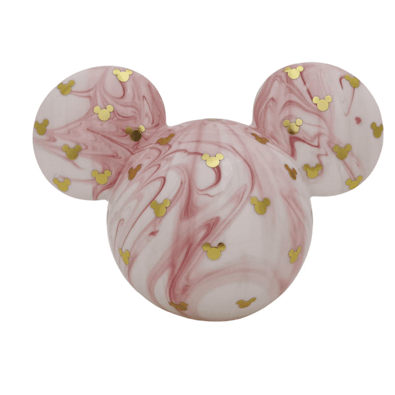 Valentine's Day Mickey Mouse Head Marbled Decorative Accent
