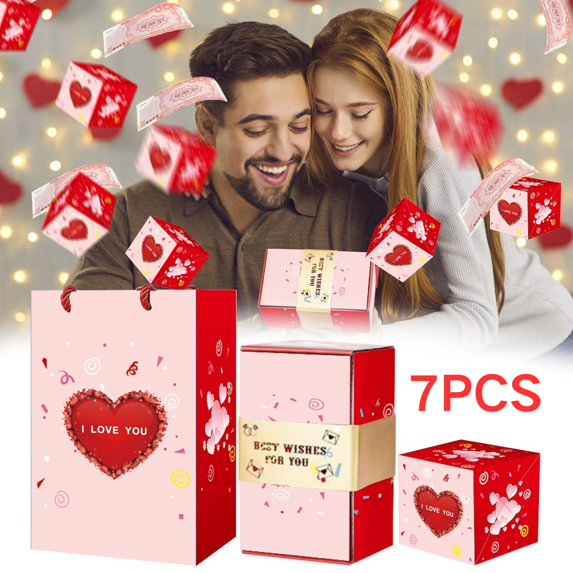 Valentine's Day Money Explosion Box, Exploding Money Gift Boxes, Cash Pop Up Box Exploding Money Gift Box