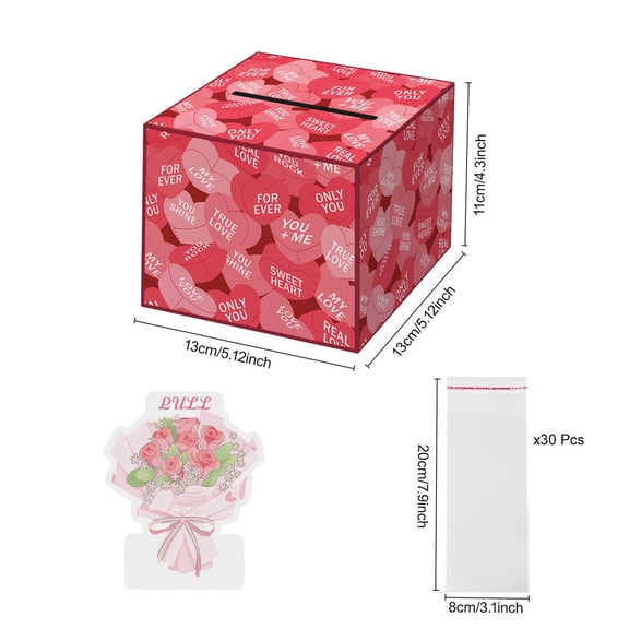 Valentine's Day Money Surprises Bouncing Box,Creative Surprise Cash Box for Holiday Gifts, Paper Material,Easy Assembly for Cash, Messages, and Small Items, Versatile for Special Occasions