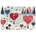 thumbnail image 1 of Valentine's Day Non-Slip Polyester Door Mat Floor Mats Bath Rugs Machine Washable, 1 of 6