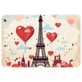 thumbnail image 1 of Valentine's Day Non-Slip Polyester Floor Rug Office Kitchen Mat, Machine Washable, 1 of 6