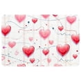 thumbnail image 1 of Valentine's Day Non-Slip Polyester Indoor/Outdoor Carpet Game Mat Bath Rugs Machine Washable, 1 of 6