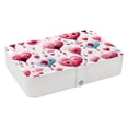 thumbnail image 1 of Valentine's Day PU Leather Necklace Holder with Removable Compartment, Portable Display Case and Decorative Box - Jewelry Organizer, 1 of 6