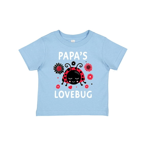 Inktastic Valentine's Day Papa's Lovebug Boys or Girls Toddler T-Shirt