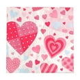 thumbnail image 1 of Valentine's Day Paper Napkins, 20pcs Watercolor Heart Flower Luncheon Napkins 6.5 x 6.5 inch Dinner Hand Napkin for Party Home Restaurant Kitchen Supplies, 1 of 6
