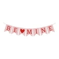 thumbnail image 1 of Valentine's Day Party Decorations Be Heart-Shaped Garland Set 1Pc Banner With 'Be Mine' Text & Heart Accent, Ideal For Romantic Celebrations Weddings Anniversaries And Sweet, 1 of 5