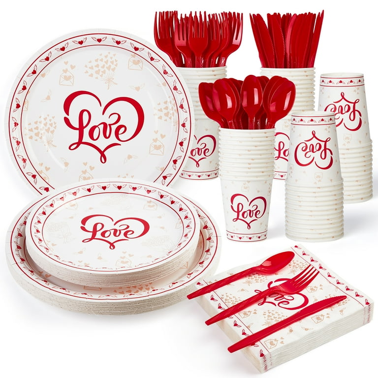 Valentine's Day Party Supplies, Heart Love Design Decorations