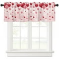 thumbnail image 1 of Valentine's Day Pastoral Country Decoration Curtain Durable Kitchen Blackout Semi Curtain Half Curtain, 1 of 3