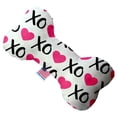 thumbnail image 1 of Valentine's Day Pet  Dog Plush Heart or Bone Toy, "Sweetheart Group" (Available in different sizes and 7 different patterns!), 1 of 11