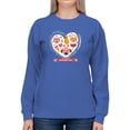 thumbnail image 1 of Valentine's Day Pets Love Sweatshirt Women -Image by Shutterstock, Female XX-Large, 1 of 4