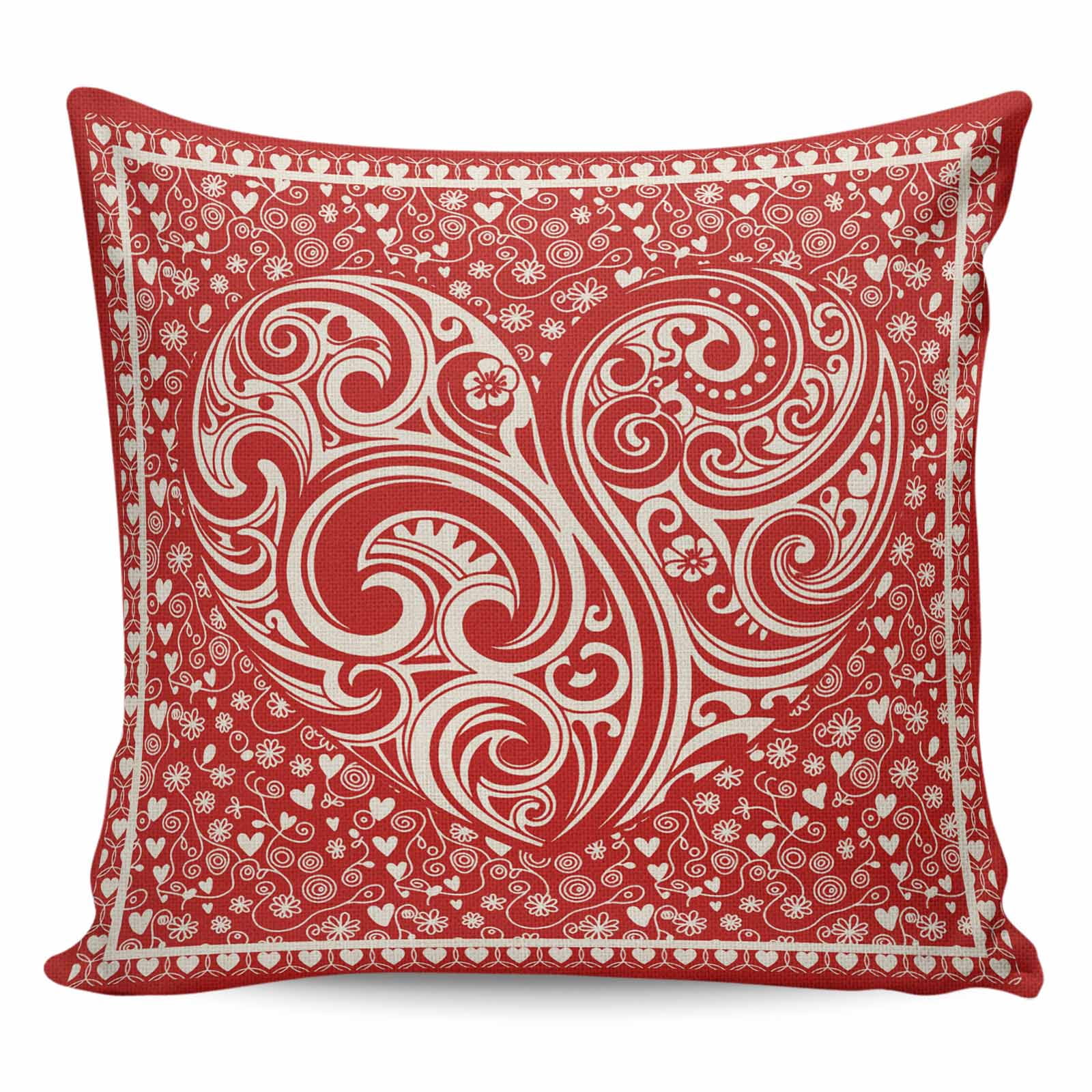 Valentine's Day Pillow Covers 24x24 Inch Decorative Throw Pillow Cover