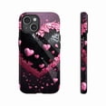 thumbnail image 1 of Valentine's Day Pink Broken Heart Design Protective Case For Couples Lovers Compatible with iPhone 11/12/13/14/15/16 Pro Max/Plus, 1 of 9