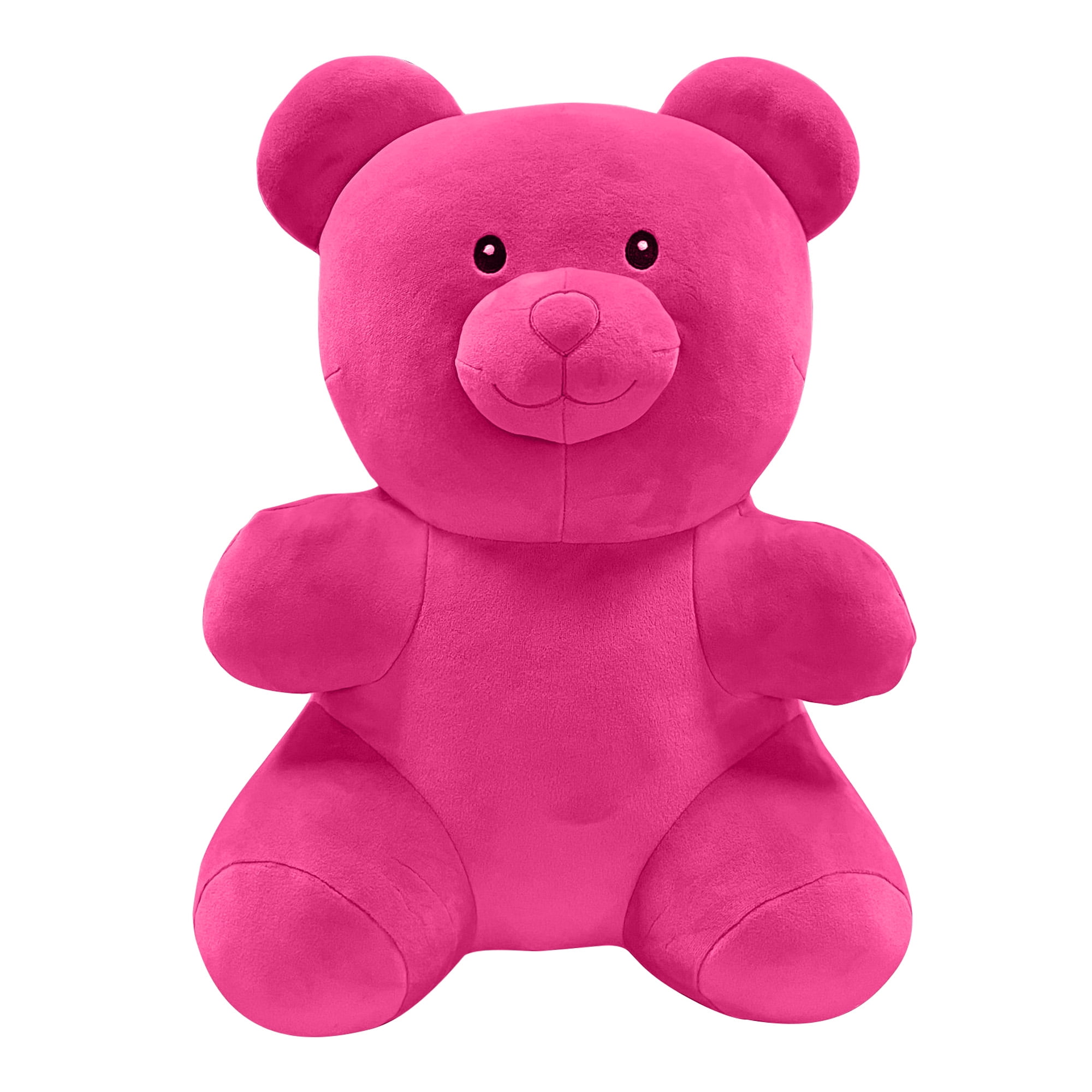 Valentine's Day Pink Gummy Bear Plush, 16 in, by Way To Celebrate