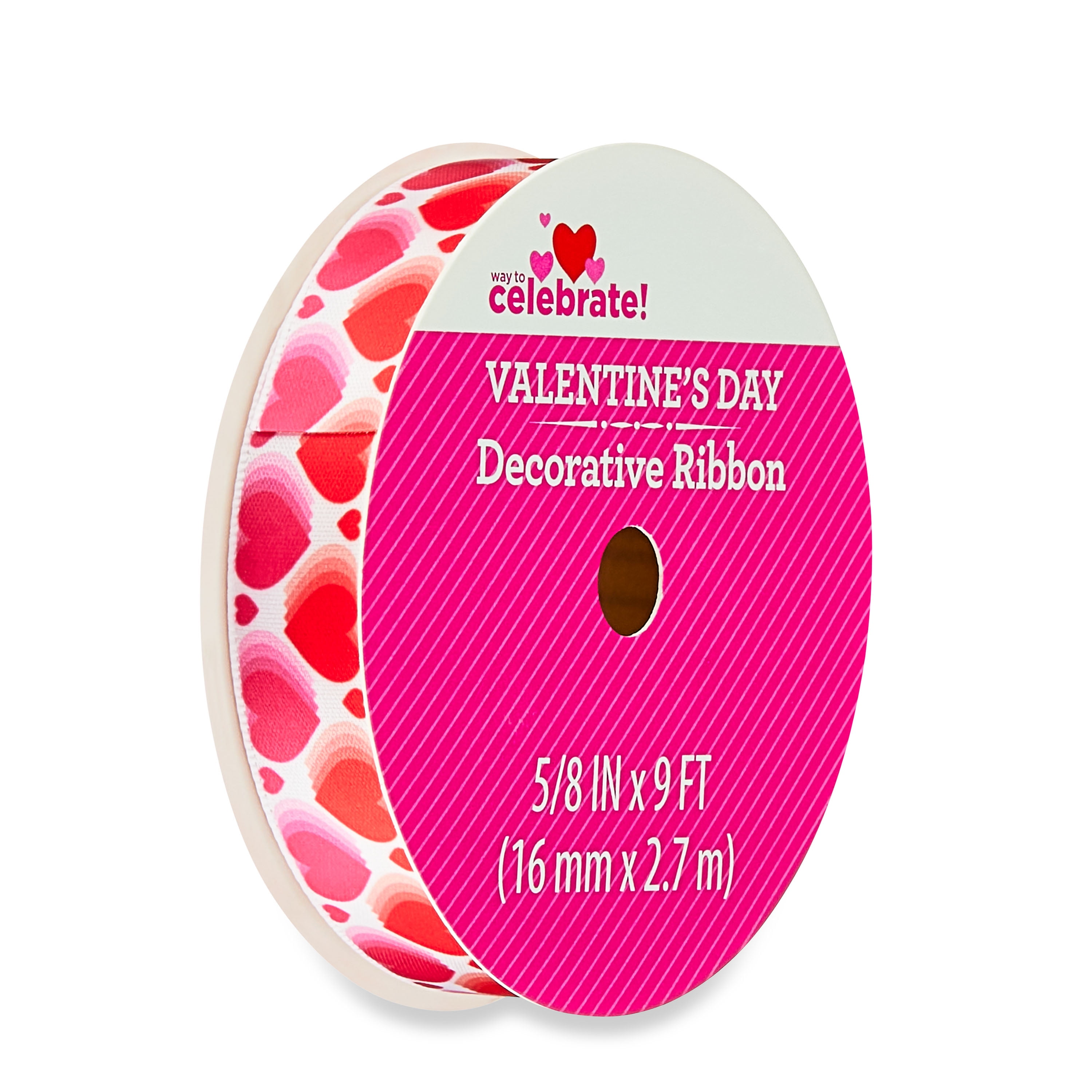 valentine-s-day-pink-satin-polyester-ribbon-5-8-x-9-by-way-to