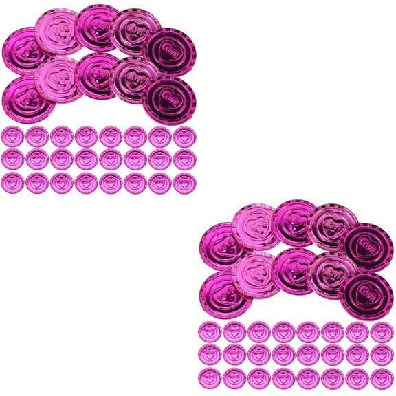 Valentine's Day Pirate Party Favors Game Supplies 200 Pcs Decorations Plastic Jewlery Toys