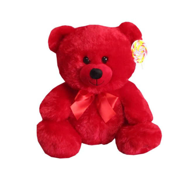 Valentine's Day Plush Candy Red Bear, by Way To Celebrate